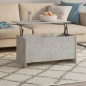 vidaXL Mesa de centro contrachapada gris hormigón 102x55,5x52,5 cm vidaXL Mesa de centro contrachapada gris hormigón 102x55,5x52,5 cm
