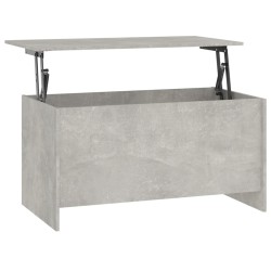 vidaXL Mesa de centro contrachapada gris hormigón 102x55,5x52,5 cm