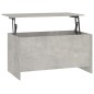 vidaXL Mesa de centro contrachapada gris hormigón 102x55,5x52,5 cm vidaXL Mesa de centro contrachapada gris hormigón 102x55,5x52,5 cm