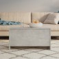 vidaXL Mesa de centro contrachapada gris hormigón 102x55,5x52,5 cm vidaXL Mesa de centro contrachapada gris hormigón 102x55,5x52,5 cm