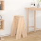 vidaXL Taburetes 2 unidades madera maciza de pino 40x40x75 cm