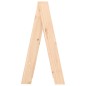 vidaXL Taburetes 2 unidades madera maciza de pino 40x40x75 cm