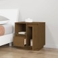 vidaXL Mesitas noche 2 uds madera maciza pino marrón miel 50x34x50 cm vidaXL Mesitas noche 2 uds madera maciza pino marrón miel 50x34x50 cm
