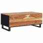 vidaXL Mesa de centro madera maciza acacia y contrachapada 100x54x40cm vidaXL Mesa de centro madera maciza acacia y contrachapada 100x54x40cm