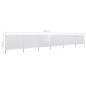vidaXL Paravientos de playa de 6 paneles tela blanco arena 800x120cm vidaXL Paravientos de playa de 6 paneles tela blanco arena 800x120cm