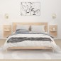 vidaXL Estantes mesitas de pared 2 uds madera maciza de pino vidaXL Estantes mesitas de pared 2 uds madera maciza de pino