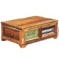vidaXL Mesa de centro vintage con almacenaje madera reciclada vidaXL Mesa de centro vintage con almacenaje madera reciclada