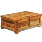 vidaXL Mesa de centro vintage con almacenaje madera reciclada vidaXL Mesa de centro vintage con almacenaje madera reciclada