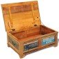 vidaXL Mesa de centro vintage con almacenaje madera reciclada vidaXL Mesa de centro vintage con almacenaje madera reciclada