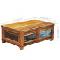 vidaXL Mesa de centro vintage con almacenaje madera reciclada vidaXL Mesa de centro vintage con almacenaje madera reciclada