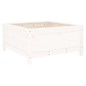 vidaXL Jardinera madera maciza de pino blanco 82,5x82,5x39 cm vidaXL Jardinera madera maciza de pino blanco 82,5x82,5x39 cm