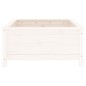 vidaXL Jardinera madera maciza de pino blanco 82,5x82,5x39 cm vidaXL Jardinera madera maciza de pino blanco 82,5x82,5x39 cm