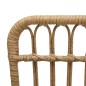 vidaXL Silla de jardín de ratán sintético marrón claro vidaXL Silla de jardín de ratán sintético marrón claro