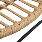 vidaXL Silla de jardín de ratán sintético marrón claro vidaXL Silla de jardín de ratán sintético marrón claro