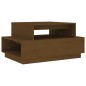 vidaXL Mesa de centro madera maciza de pino marrón miel 80x55x40,5 cm vidaXL Mesa de centro madera maciza de pino marrón miel 80x55x40,5 cm