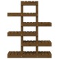 vidaXL Soporte plantas madera maciza pino marrón miel 85x25x109,5 cm vidaXL Soporte plantas madera maciza pino marrón miel 85x25x109,5 cm