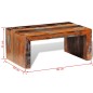 vidaXL Mesa de centro rectangular de madera reciclada vidaXL Mesa de centro rectangular de madera reciclada