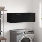 vidaXL Armario de pared madera de ingeniería negro 100x36,5x35 cm vidaXL Armario de pared madera de ingeniería negro 100x36,5x35 cm