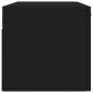 vidaXL Armario de pared madera de ingeniería negro 100x36,5x35 cm vidaXL Armario de pared madera de ingeniería negro 100x36,5x35 cm