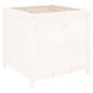 vidaXL Jardinera madera maciza de pino blanco 82,5x82,5x78 cm vidaXL Jardinera madera maciza de pino blanco 82,5x82,5x78 cm