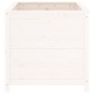 vidaXL Jardinera madera maciza de pino blanco 82,5x82,5x78 cm vidaXL Jardinera madera maciza de pino blanco 82,5x82,5x78 cm
