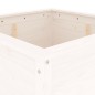 vidaXL Jardinera madera maciza de pino blanco 82,5x82,5x78 cm vidaXL Jardinera madera maciza de pino blanco 82,5x82,5x78 cm