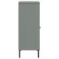 vidaXL Librería patas de metal OSLO madera maciza gris 90x35x90,5 cm vidaXL Librería patas de metal OSLO madera maciza gris 90x35x90,5 cm