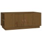 vidaXL Mesa de centro madera maciza de pino marrón miel 100x50x41 cm vidaXL Mesa de centro madera maciza de pino marrón miel 100x50x41 cm