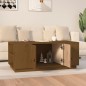vidaXL Mesa de centro madera maciza de pino marrón miel 100x50x41 cm vidaXL Mesa de centro madera maciza de pino marrón miel 100x50x41 cm