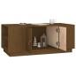vidaXL Mesa de centro madera maciza de pino marrón miel 100x50x41 cm vidaXL Mesa de centro madera maciza de pino marrón miel 100x50x41 cm