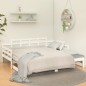 vidaXL Sofá cama extraíble madera maciza de pino blanco 2x(90x190) cm vidaXL Sofá cama extraíble madera maciza de pino blanco 2x(90x190) cm