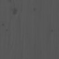 vidaXL Estantería/divisor de espacios madera maciza gris 80x35x160 cm