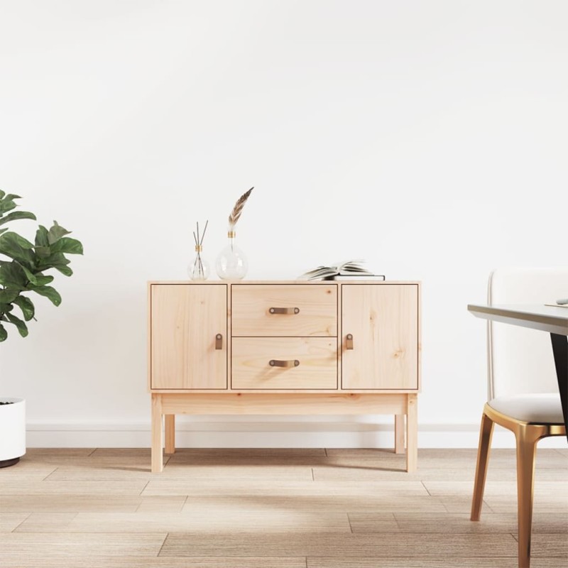 vidaXL Aparador de madera maciza de pino 110x40x78 cm vidaXL Aparador de madera maciza de pino 110x40x78 cm