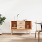 vidaXL Aparador de madera maciza de pino 110x40x78 cm vidaXL Aparador de madera maciza de pino 110x40x78 cm