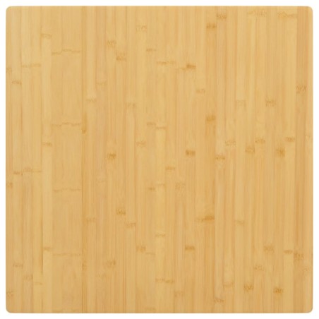 vidaXL Tablero de mesa de bambú 80x80x1,5 cm