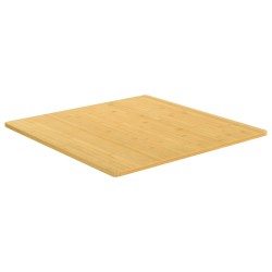 vidaXL Tablero de mesa de bambú 80x80x1,5 cm