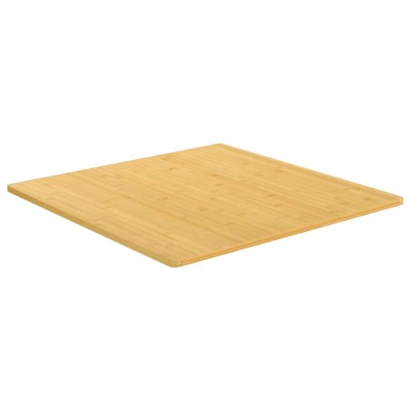 vidaXL Tablero de mesa de bambú 80x80x1,5 cm