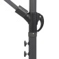 vidaXL Sombrilla colgante con palo de aluminio negro 3 m vidaXL Sombrilla colgante con palo de aluminio negro 3 m