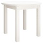vidaXL Mesa de centro de madera maciza de pino blanco Ø 55x45 cm vidaXL Mesa de centro de madera maciza de pino blanco Ø 55x45 cm