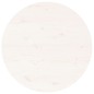 vidaXL Mesa de centro de madera maciza de pino blanco Ø 55x45 cm vidaXL Mesa de centro de madera maciza de pino blanco Ø 55x45 cm