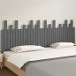 vidaXL Cabecero de cama de pared madera maciza pino gris 204x3x80 cm vidaXL Cabecero de cama de pared madera maciza pino gris 204x3x80 cm
