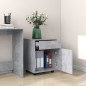 vidaXL Armario ruedas madera contrachapada gris hormigón 45x38x54 cm vidaXL Armario ruedas madera contrachapada gris hormigón 45x38x54 cm