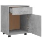 vidaXL Armario ruedas madera contrachapada gris hormigón 45x38x54 cm vidaXL Armario ruedas madera contrachapada gris hormigón 45x38x54 cm