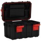 vidaXL Caja de herramientas negra y roja 45x28x26,5 cm vidaXL Caja de herramientas negra y roja 45x28x26,5 cm
