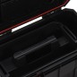 vidaXL Caja de herramientas negra y roja 45x28x26,5 cm vidaXL Caja de herramientas negra y roja 45x28x26,5 cm