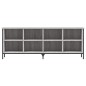 vidaXL Zapatero madera de ingeniería gris Sonoma 131x35x50 cm vidaXL Zapatero madera de ingeniería gris Sonoma 131x35x50 cm