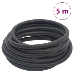 vidaXL Manguera de aire híbrida caucho y PVC negro 15 mm 5 m