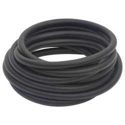 vidaXL Manguera de aire híbrida caucho y PVC negro 15 mm 5 m