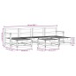 vidaXL Juego de muebles de jardín 7 piezas madera maciza de pino gris vidaXL Juego de muebles de jardín 7 piezas madera maciza de pino gris
