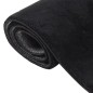 vidaXL Alfombra de pelo corto esponjoso suave lavable negra 80x150 cm vidaXL Alfombra de pelo corto esponjoso suave lavable negra 80x150 cm